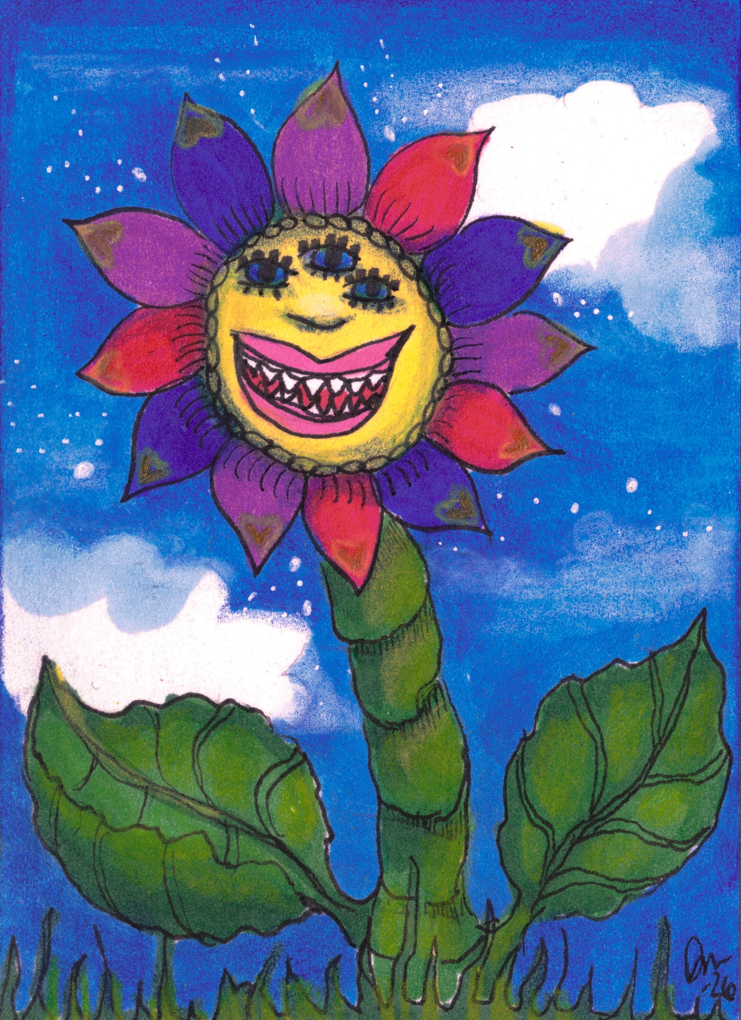 Bi Bi Biiiiiieee-Mini Art Card