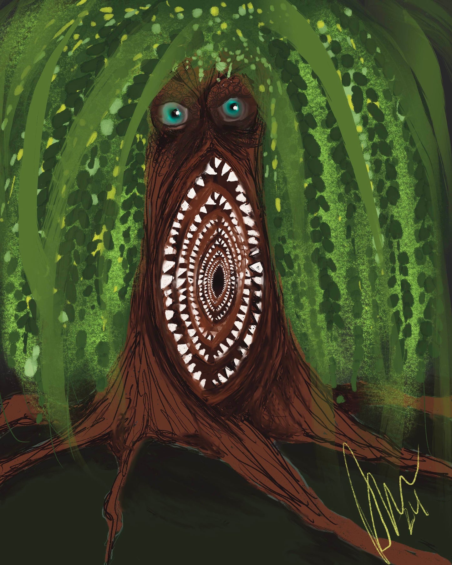 Teeth-10" × 8"