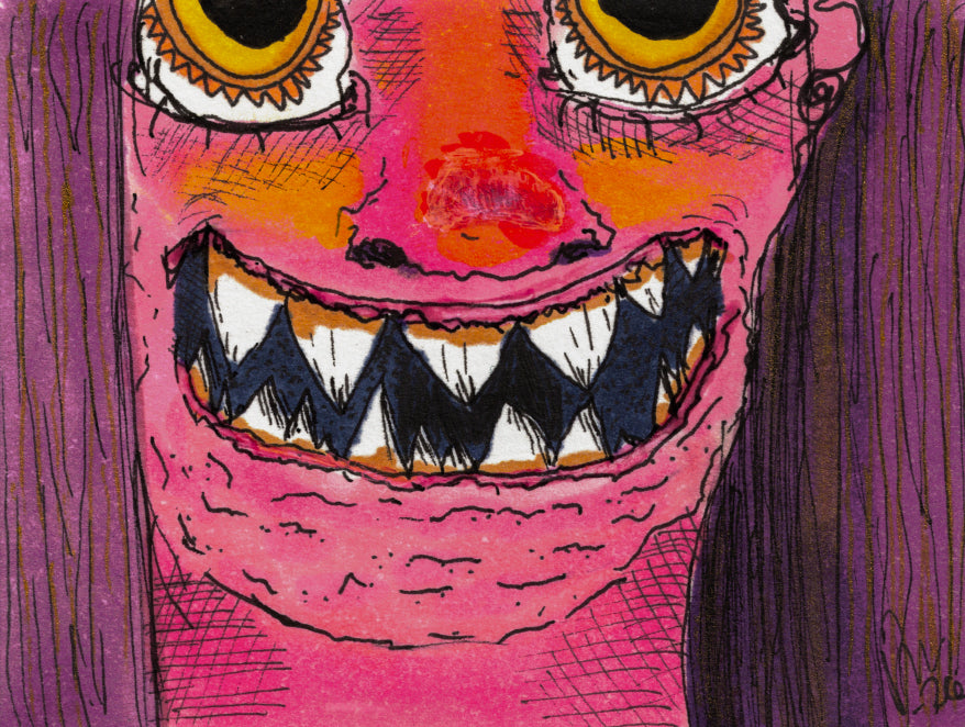 Sunburn Sticker