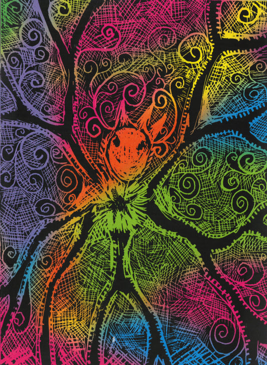Mini Art Card-Basket Starfish Duo