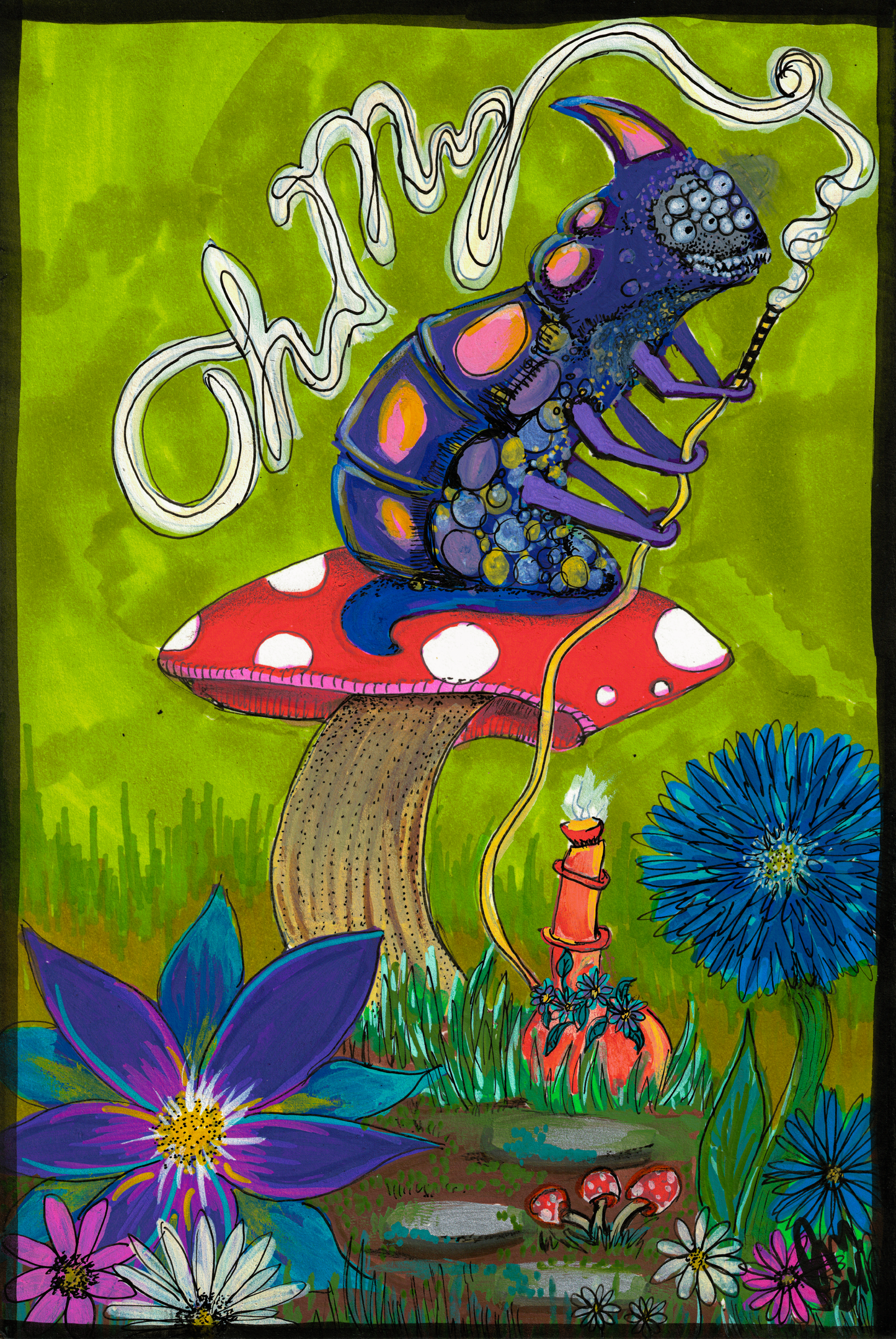 HayZeus+ Sticker!-5.5" x 8.5"