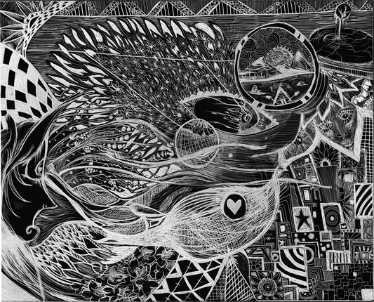 Creativity In Motion- 5"x 7"