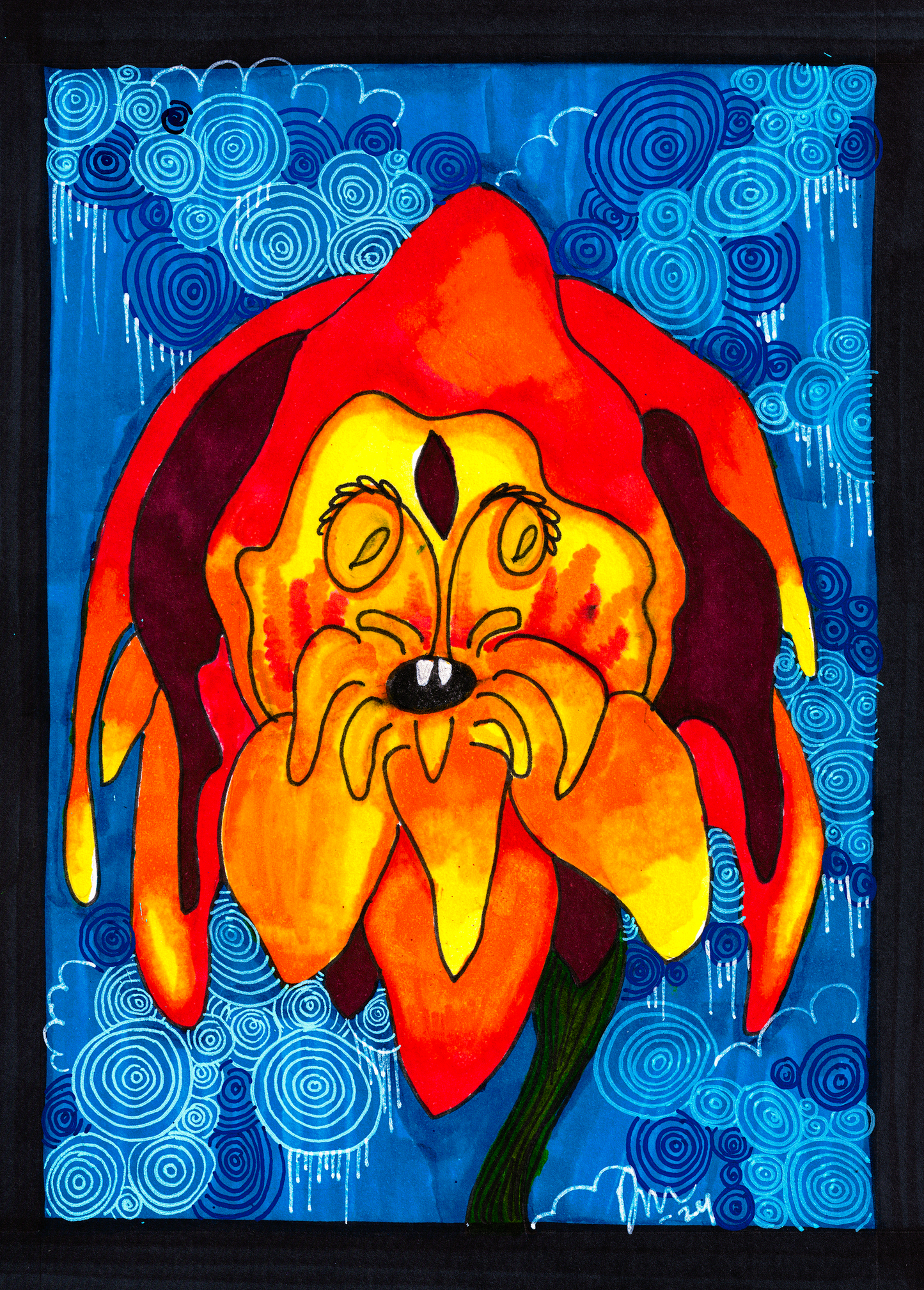 Mr. Droopy- (8" × 10")