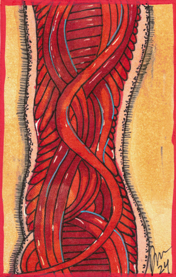 Mini Art Card-Epidermis is Showing