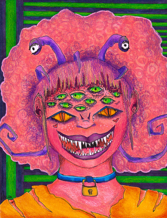 JuneBug + Small Mystery Sticker!- 5" x 7" print