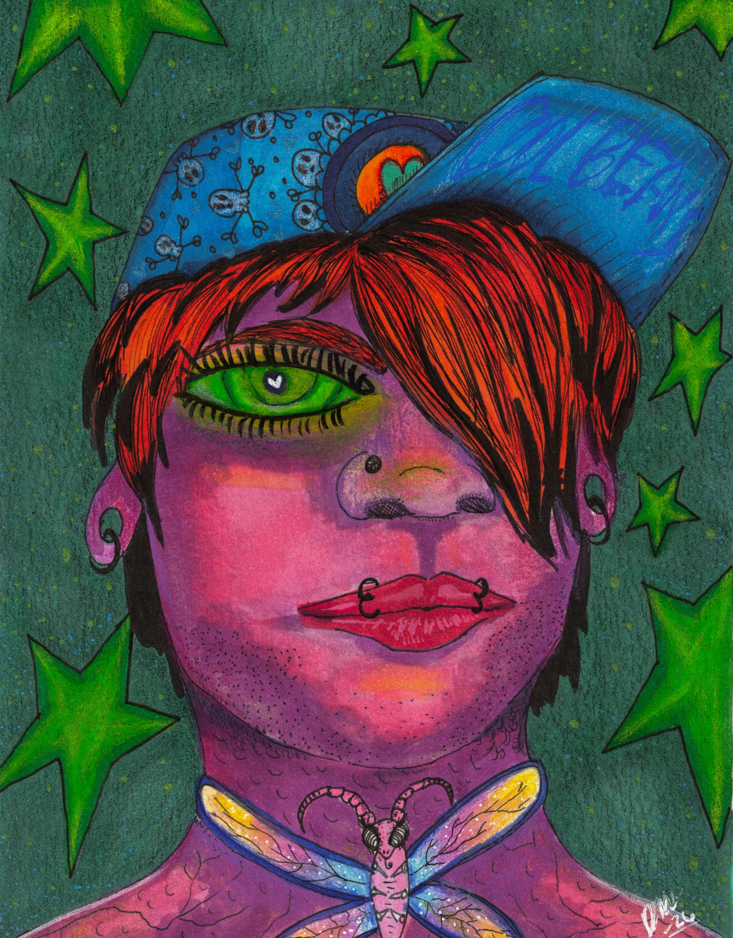 Cool Beans + Small Mystery Sticker!- 5" x 7" print