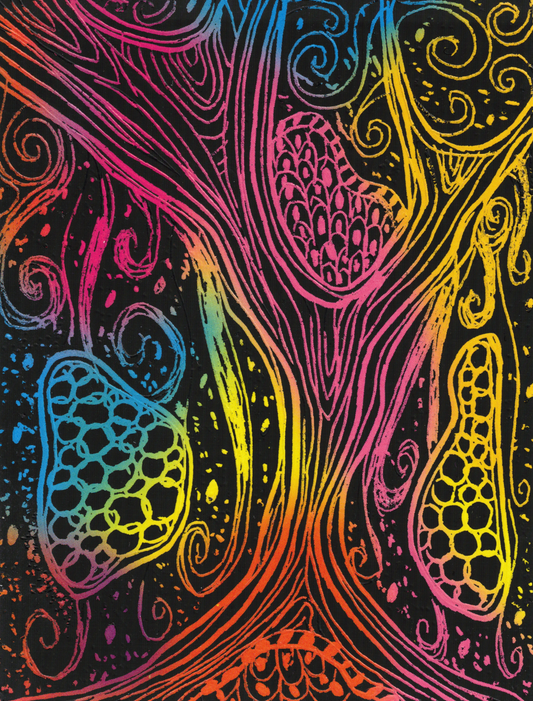 Mini Art Card-Tree of Knowledge #3