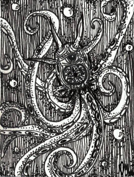 Mini Art Card-Indigo #2